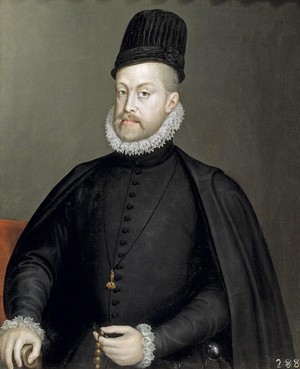 Retrato de Felipe II - Fuente: Wikipedia