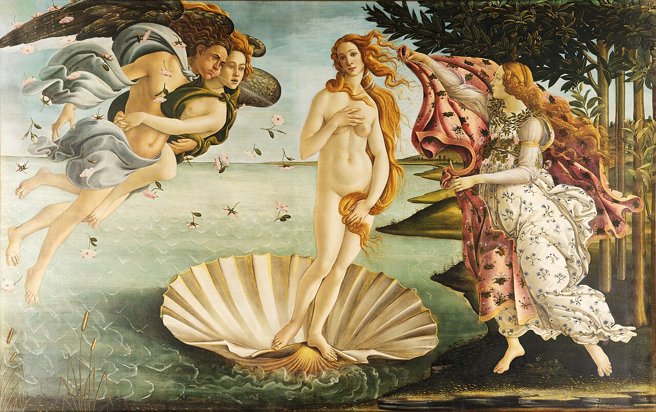 El nacimiento de Venus Fuente: Wikipedia
